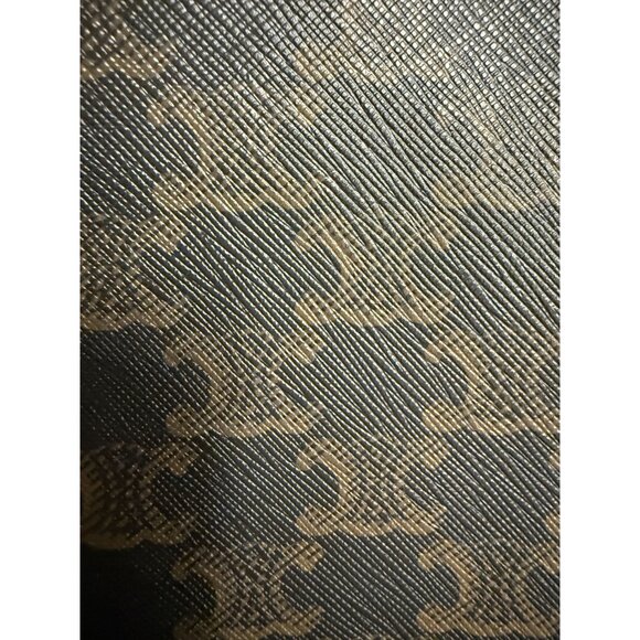 Celine Vertical Cabas Bag In Triomphe Canvas & Leather - Picture 14 of 16